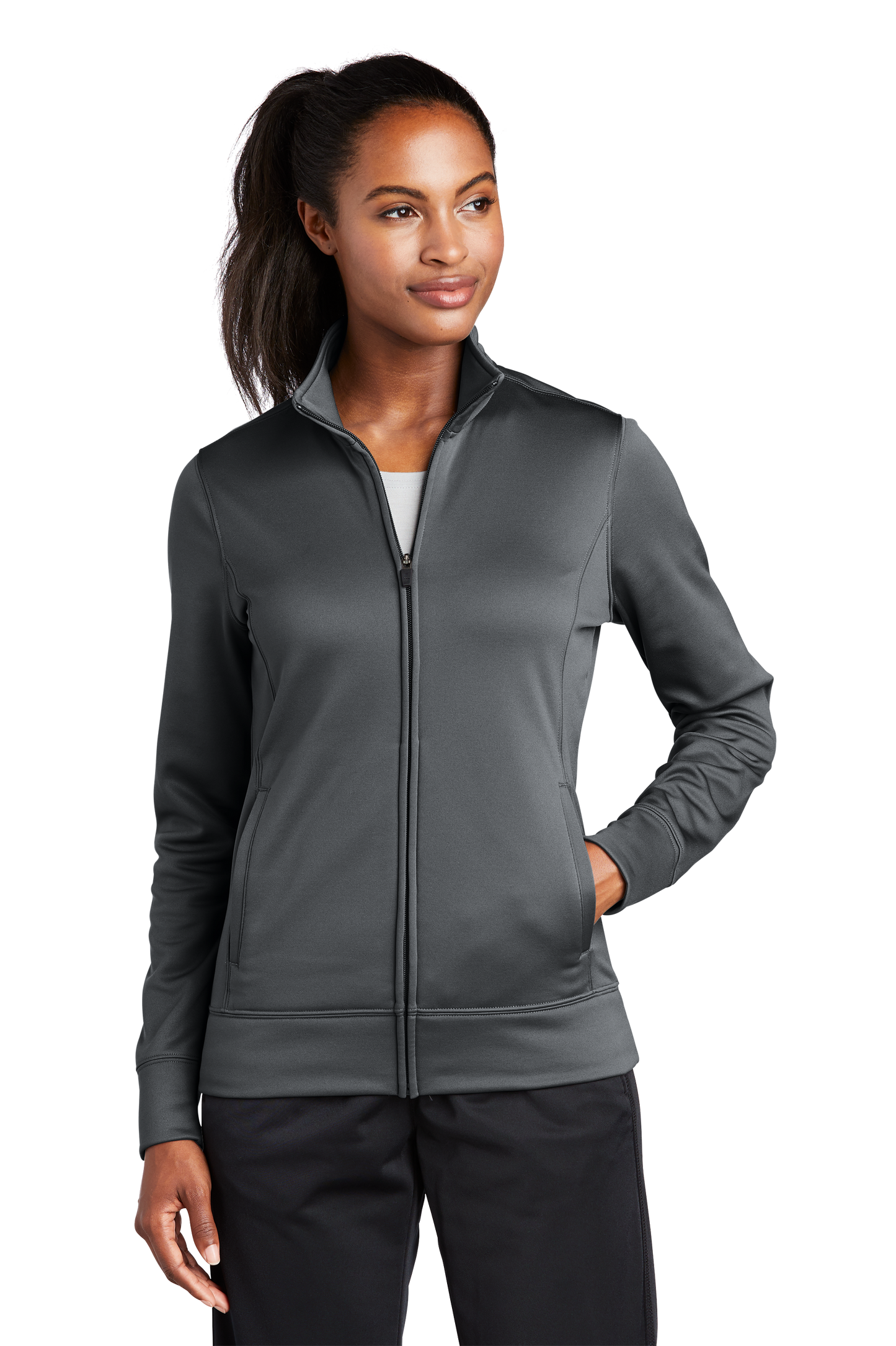 Ladies Sport-tek Sport Wick Fleece Full-Zip Jacket