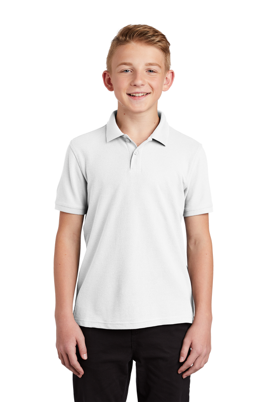 Youth Port Authority Core Classic Pique Polo